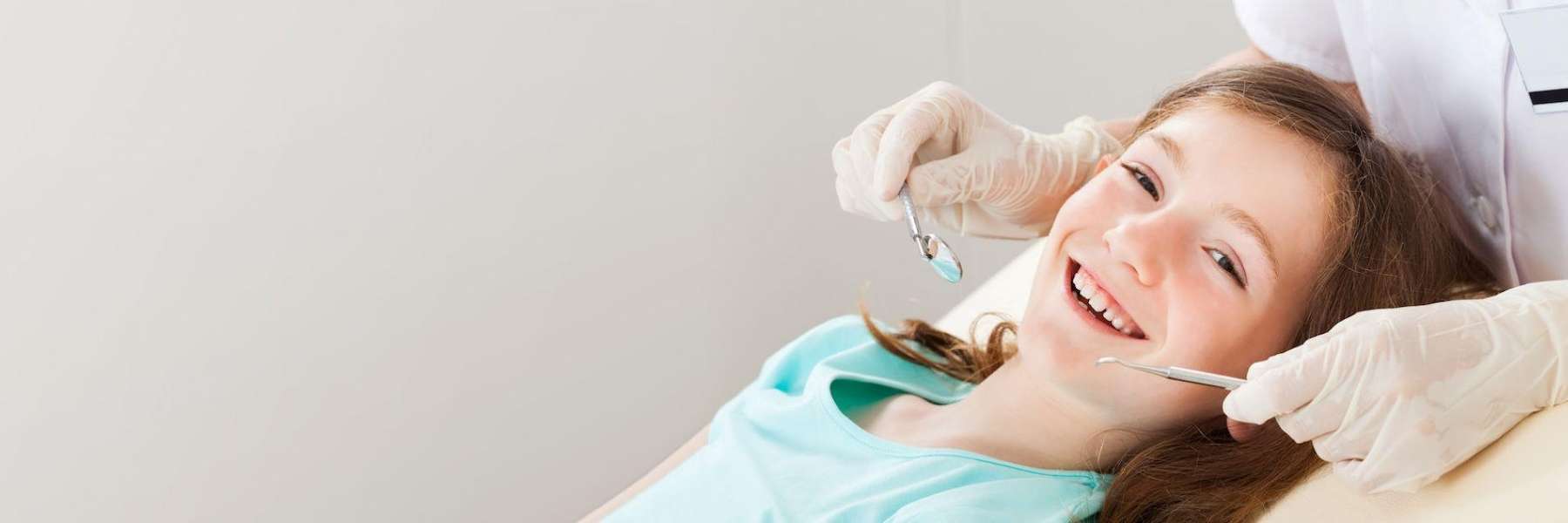 girl during her dental exam