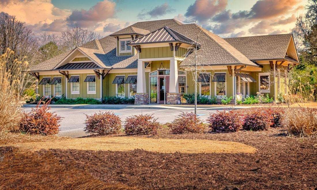 front entrance at athens oconee dentistry