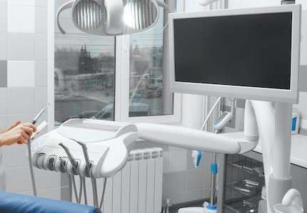 tvs in treatment rooms at watkinsville dental office